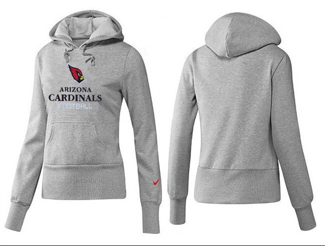 Nike Cardinals Team Logo Grey Women Pullover Hoodies 03