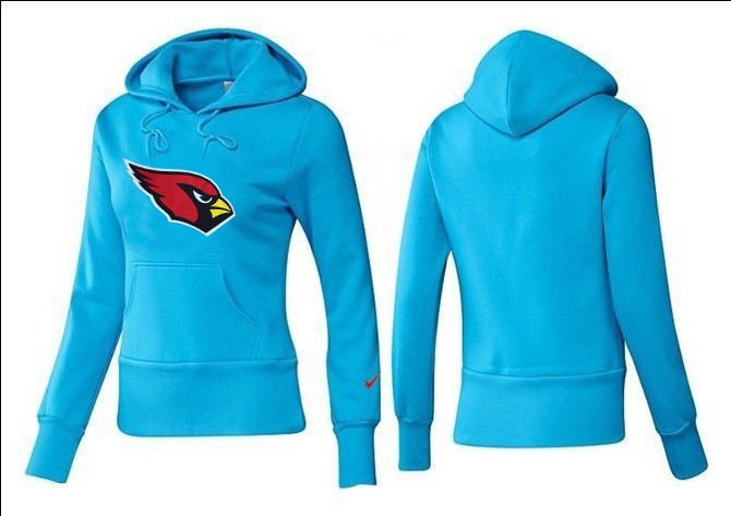 Nike Cardinals Team Logo L.Blue Women Pullover Hoodies 01