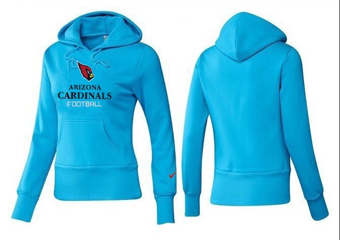 Nike Cardinals Team Logo L.Blue Women Pullover Hoodies 03