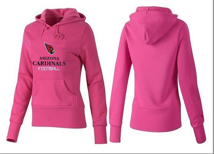 Nike Cardinals Team Logo Pink Women Pullover Hoodies 03 - Click Image to Close