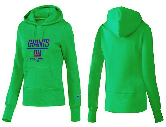 Nike Giants Team Logo Green Women Pullover Hoodies 02.png