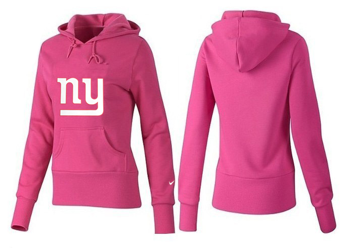 Nike Giants Team Logo Pink Women Pullover Hoodies 01.png