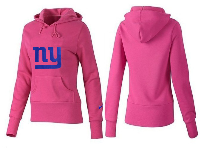 Nike Giants Team Logo Pink Women Pullover Hoodies 02.png