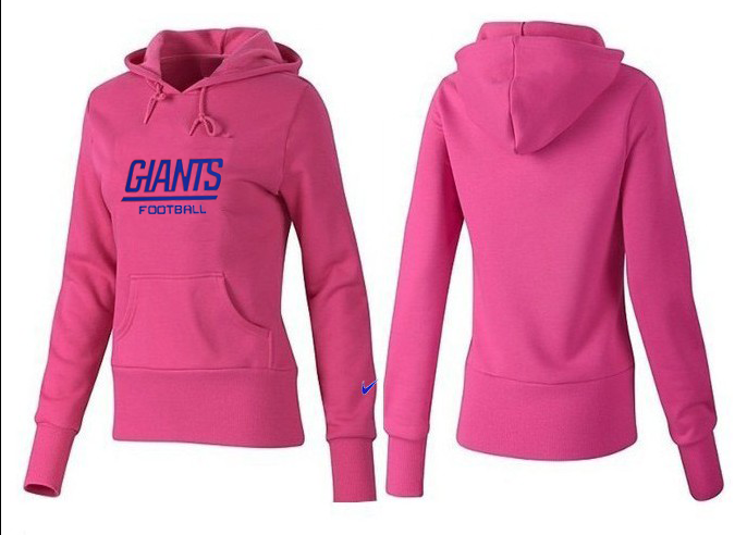 Nike Giants Team Logo Pink Women Pullover Hoodies 05.png