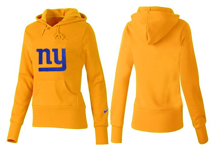 Nike Giants Team Logo Yellow Women Pullover Hoodies 02.png