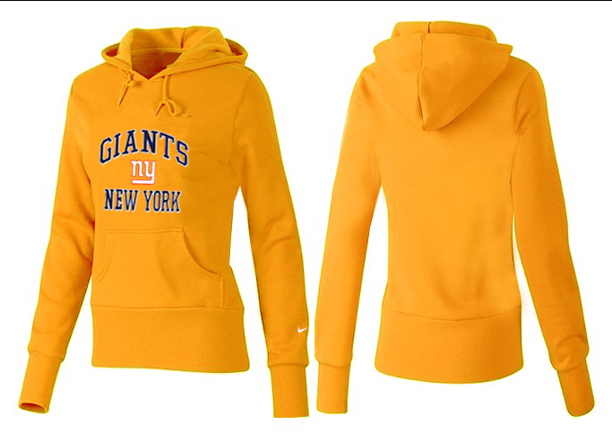 Nike Giants Team Logo Yellow Women Pullover Hoodies 03.png
