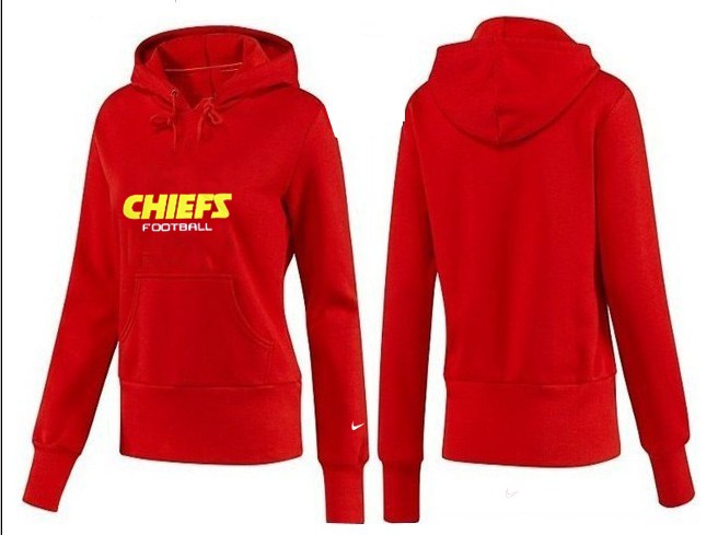 Nike Chiefs Team Logo Red Women Pullover Hoodies 03