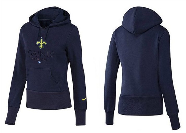 Nike Saints Team Logo D.Blue Women Pullover Hoodies 04