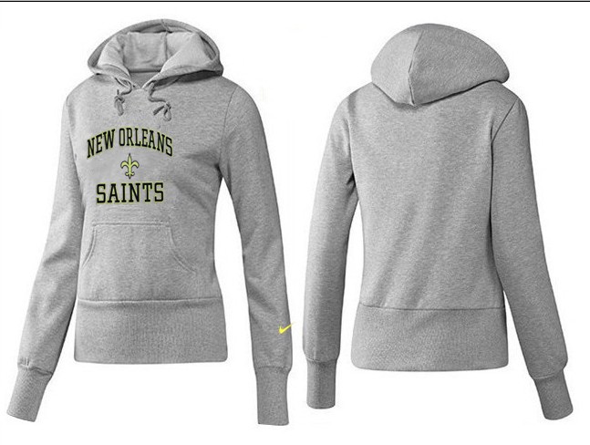 Nike Saints Team Logo Grey Women Pullover Hoodies 02
