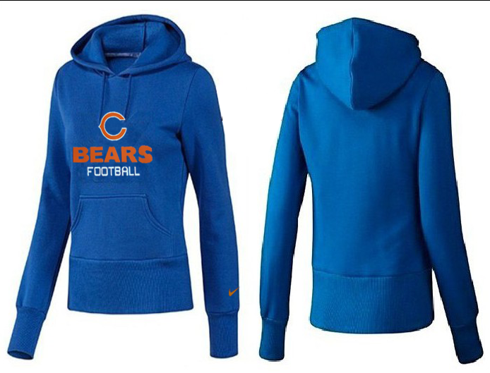 Nike Bears Team Logo Blue Women Pullover Hoodies 03.png