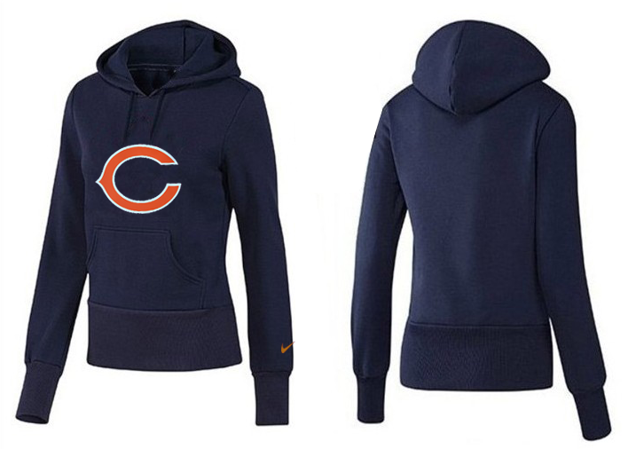 Nike Bears Team Logo D.Blue Women Pullover Hoodies 03.png - Click Image to Close
