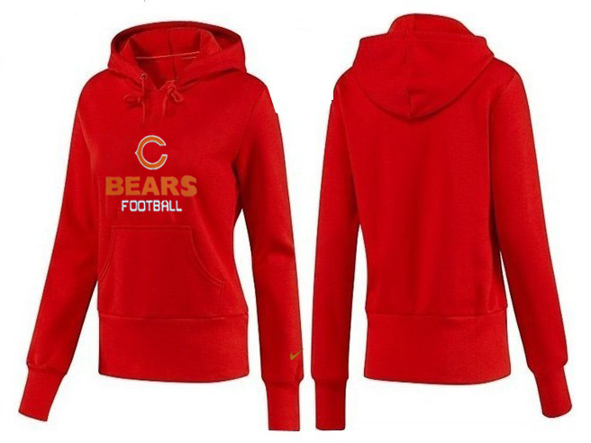Nike Bears Team Logo Red Women Pullover Hoodies 04.png - Click Image to Close