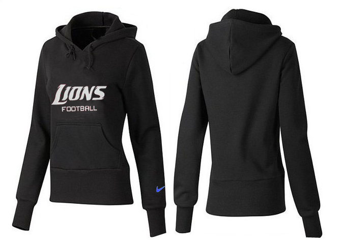 Nike Lions Team Logo Black Women Pullover Hoodies 04.png