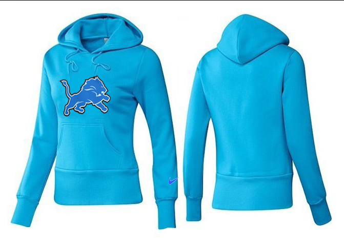 Nike Lions Team Logo L.Blue Women Pullover Hoodies 01.png