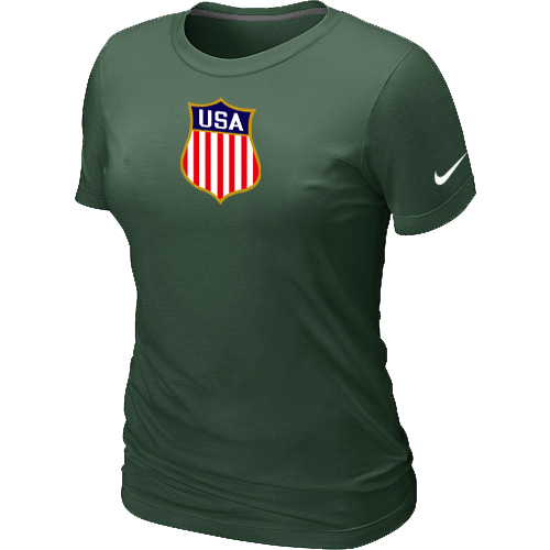 Nike Team USA Hockey Winter Olympics KO Collection Locker Room Women T Shirt D.Green