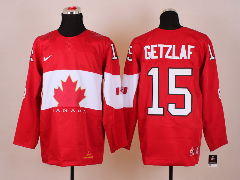 Canada 15 Getzlaf Red 2014 Olympics Jerseys