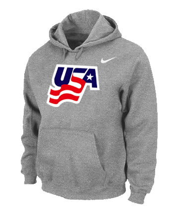 Nike USA Graphic Legend Performance Pullover Hoodie Grey Jerseys