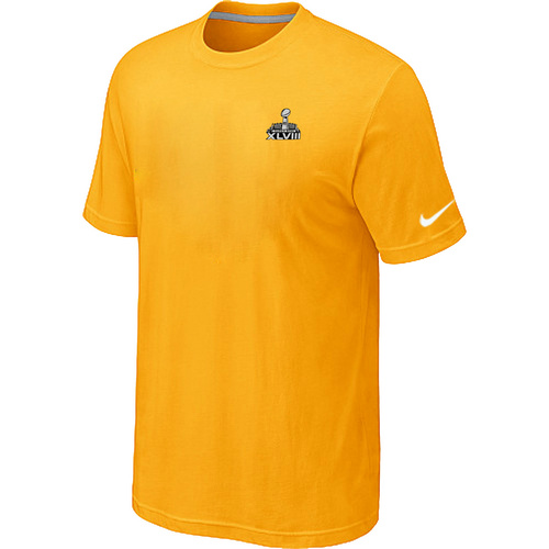 Nike Seattle Seahawks Super Bowl XLVIII Champions Trophy Collection Locker Room T Shirt Yellow Jerseys