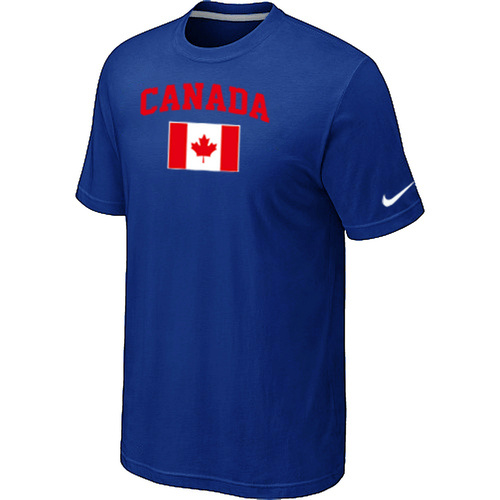 Nike 2014 Olympics Canada Flag Collection Locker Room T Shirt Blue