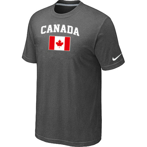 Nike 2014 Olympics Canada Flag Collection Locker Room T Shirt D.Grey