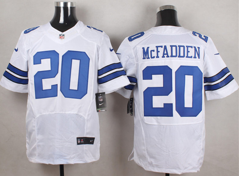 Nike Cowboys 20 Darren McFadden White Elite Jersey Nike Cowboys 20 Darren McFadden White Elite Jersey