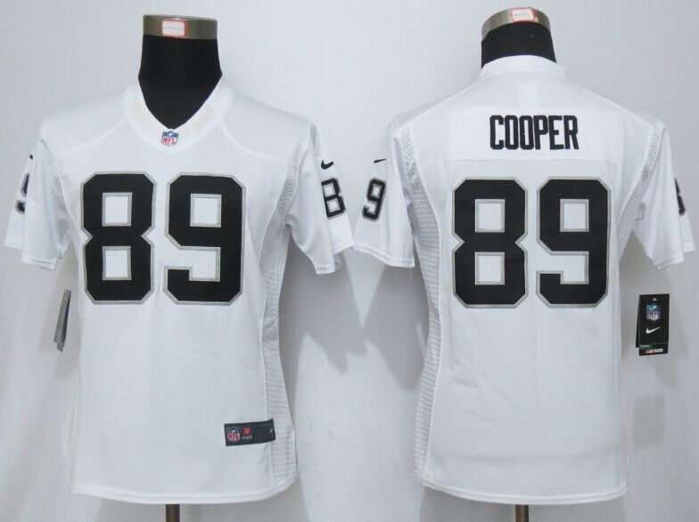 Nike Raiders 89 Amari Cooper White Women Limited Jersey