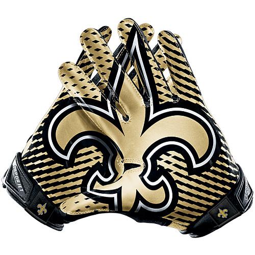 Men's Nike New Orleans Saints Vapor Jet 2.0 Gloves