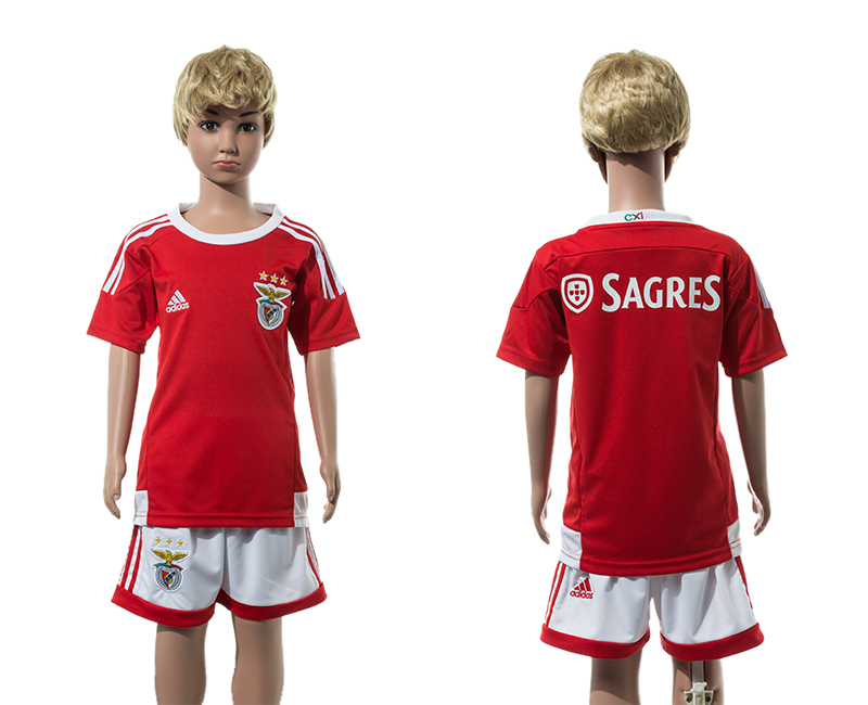 2015-16 Benfica Home Youth Jersey