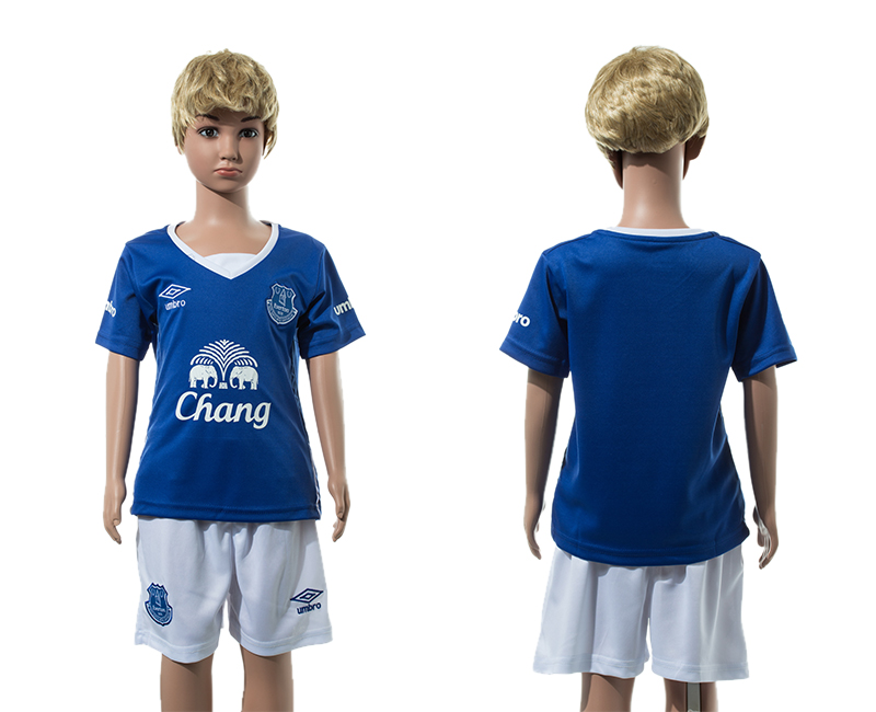 2015-16 Everton Home Youth Jersey