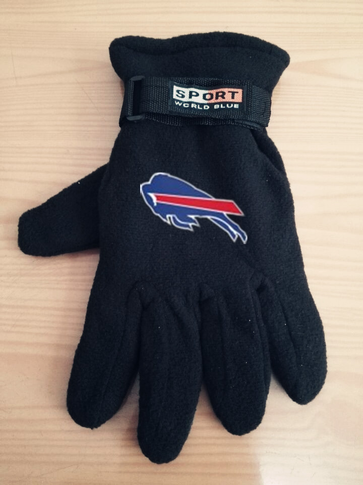 Bills Winter Velvet Warm Sports Gloves5