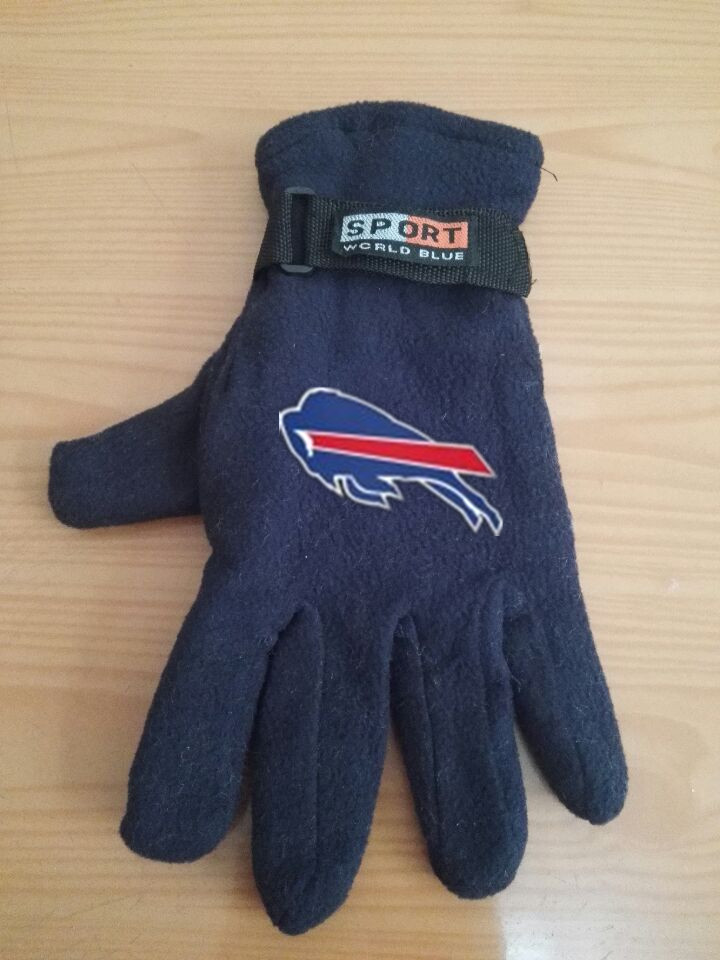 Bills Winter Velvet Warm Sports Gloves6