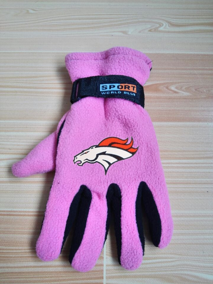 Broncos Winter Velvet Warm Sports Gloves4