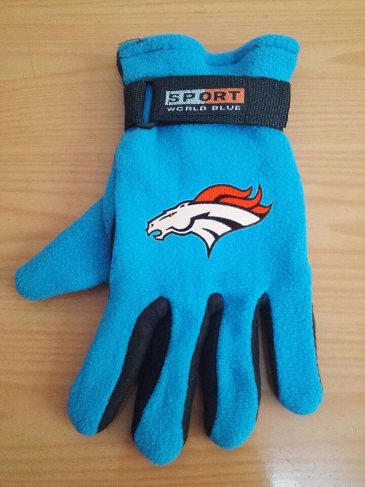 Broncos Winter Velvet Warm Sports Gloves5