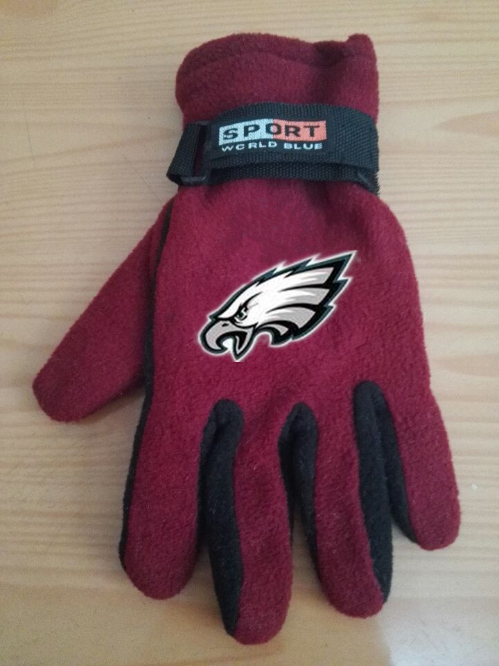 Eagles Winter Velvet Warm Sports Gloves3