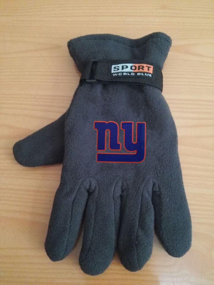 Giants Winter Velvet Warm Sports Gloves