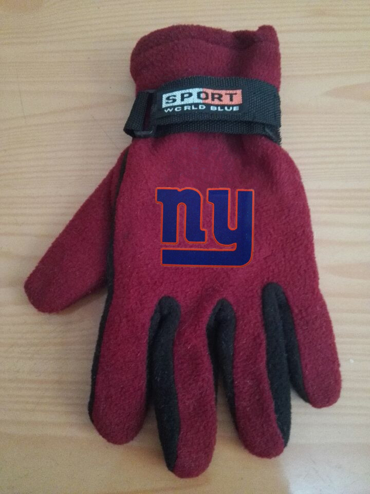 Giants Winter Velvet Warm Sports Gloves3