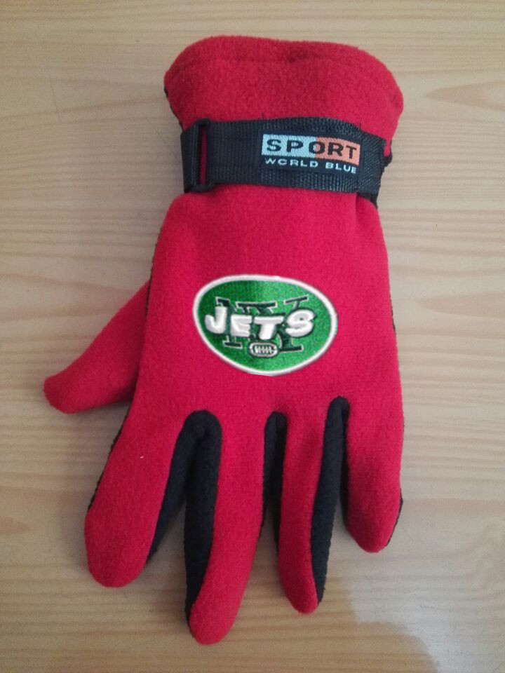 Jets Winter Velvet Warm Sports Gloves3