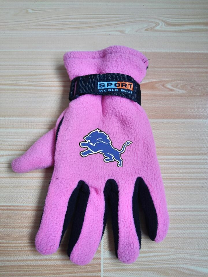 Lions Winter Velvet Warm Sports Gloves3