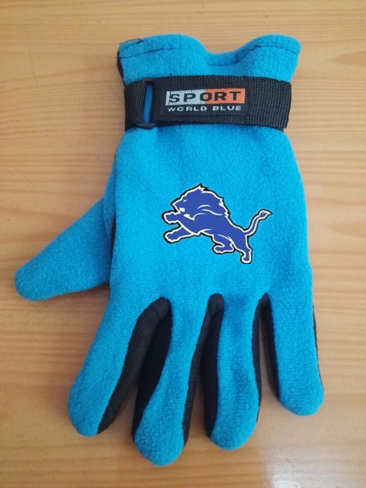 Lions Winter Velvet Warm Sports Gloves6