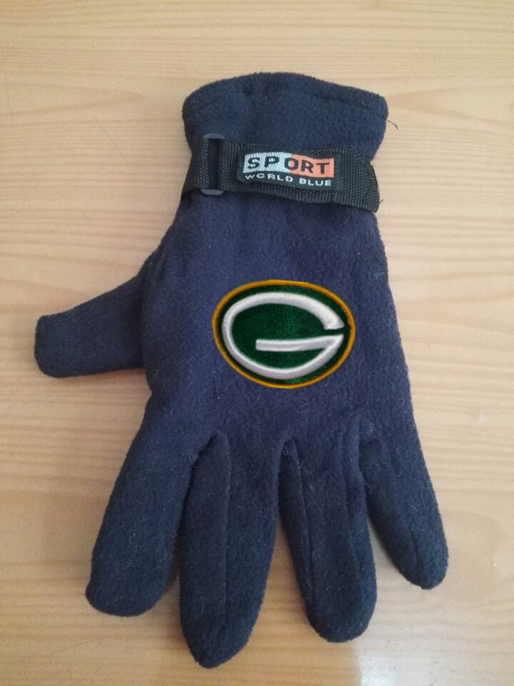 Packers Winter Velvet Warm Sports Gloves5