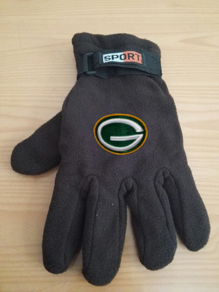 Packers Winter Velvet Warm Sports Gloves7