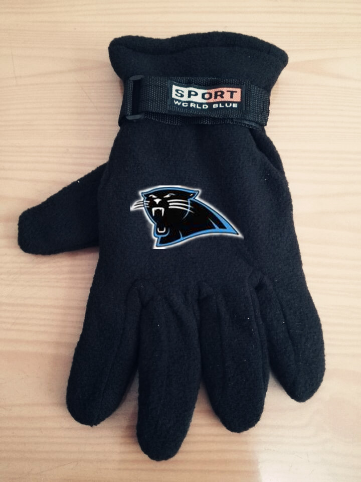 Panthers Winter Velvet Warm Sports Gloves3
