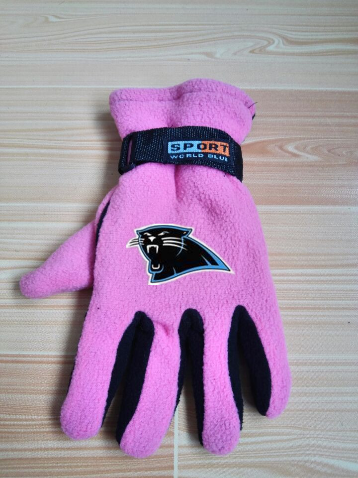 Panthers Winter Velvet Warm Sports Gloves5