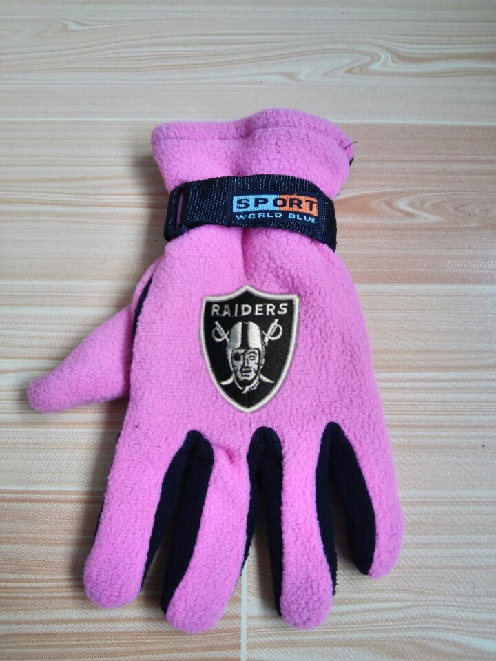 Raiders Winter Velvet Warm Sports Gloves2
