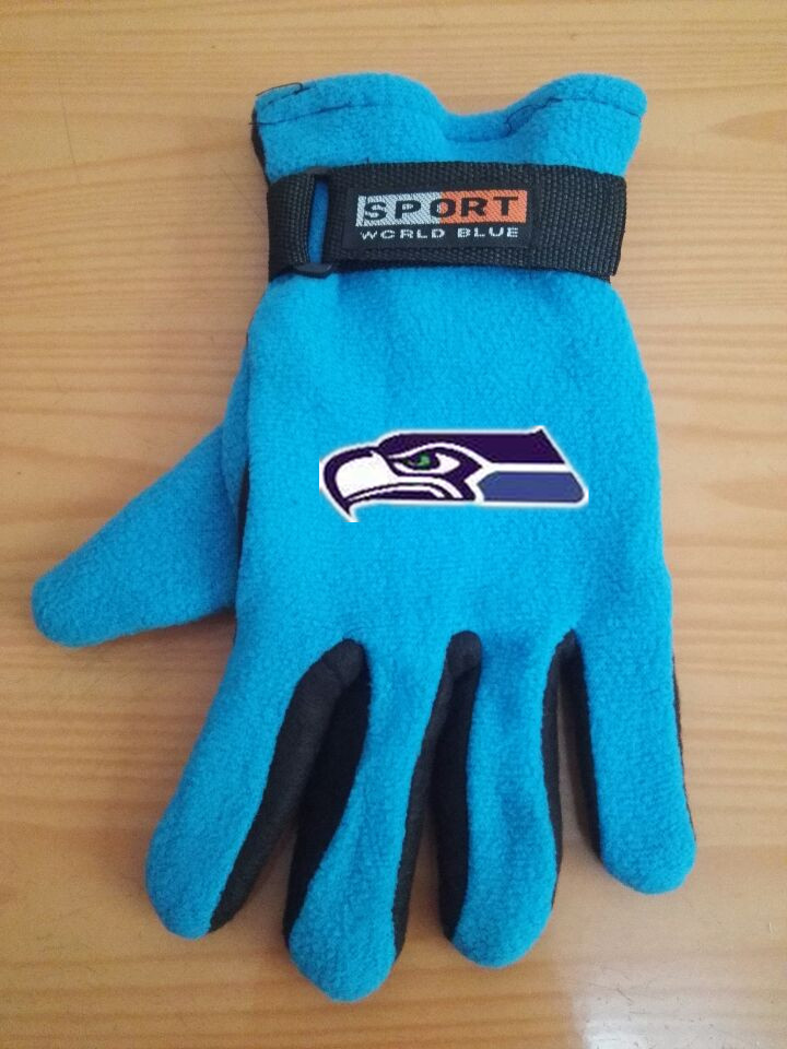 Seahawks Winter Velvet Warm Sports Gloves4