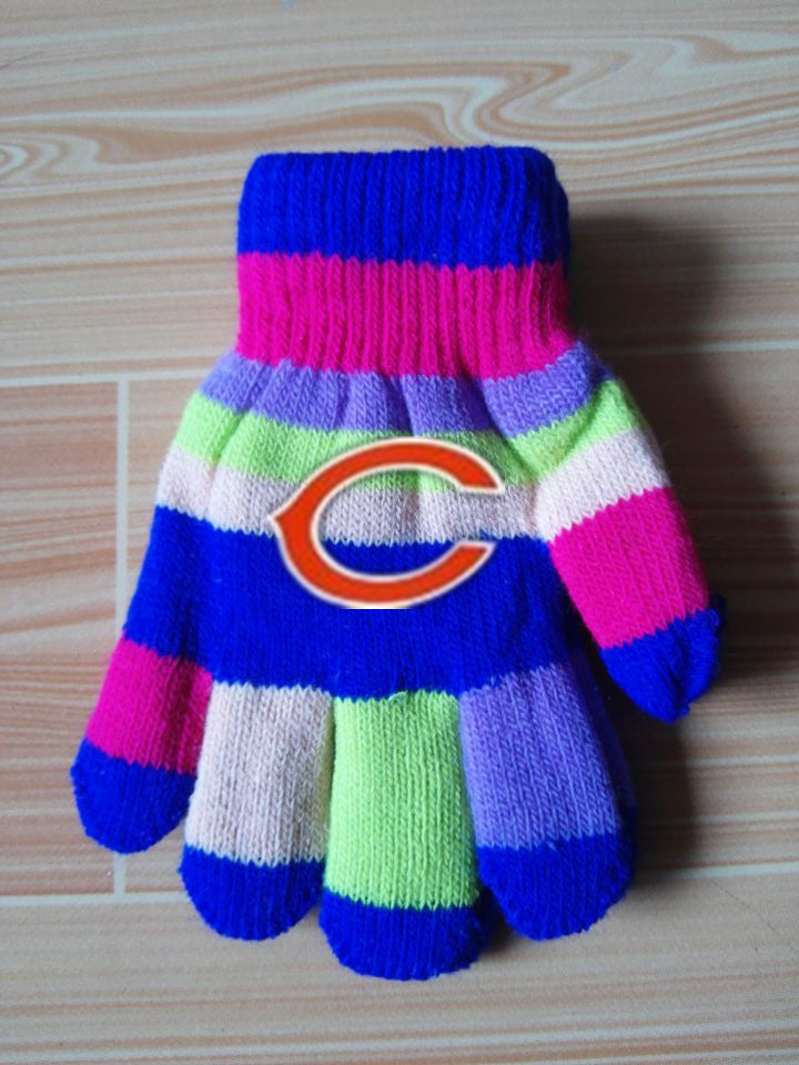 Bears Kids Knit Gloves