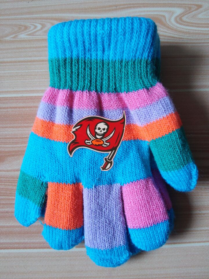 Buccaneers Kids Knit Gloves2