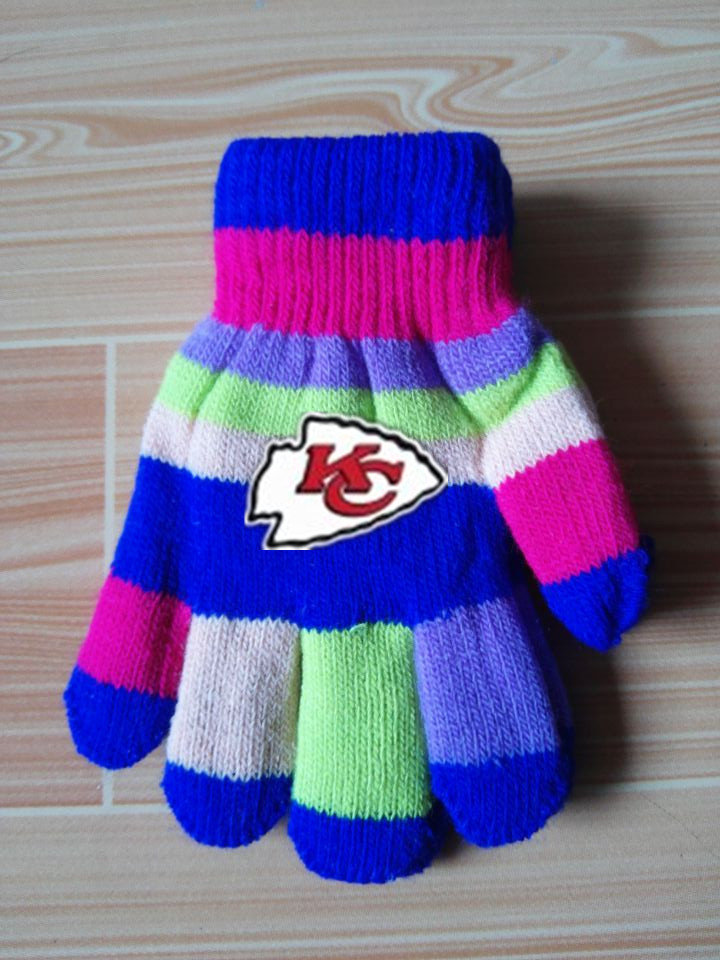 Chiefs Kids Knit Gloves