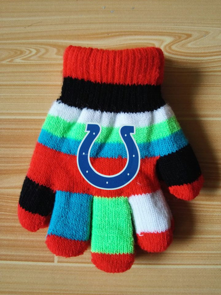 Colts Kids Knit Gloves6
