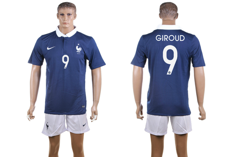 2015-16 France 9 GIROUD Home Jersey 2015-16 France 9 GIROUD Home Jersey